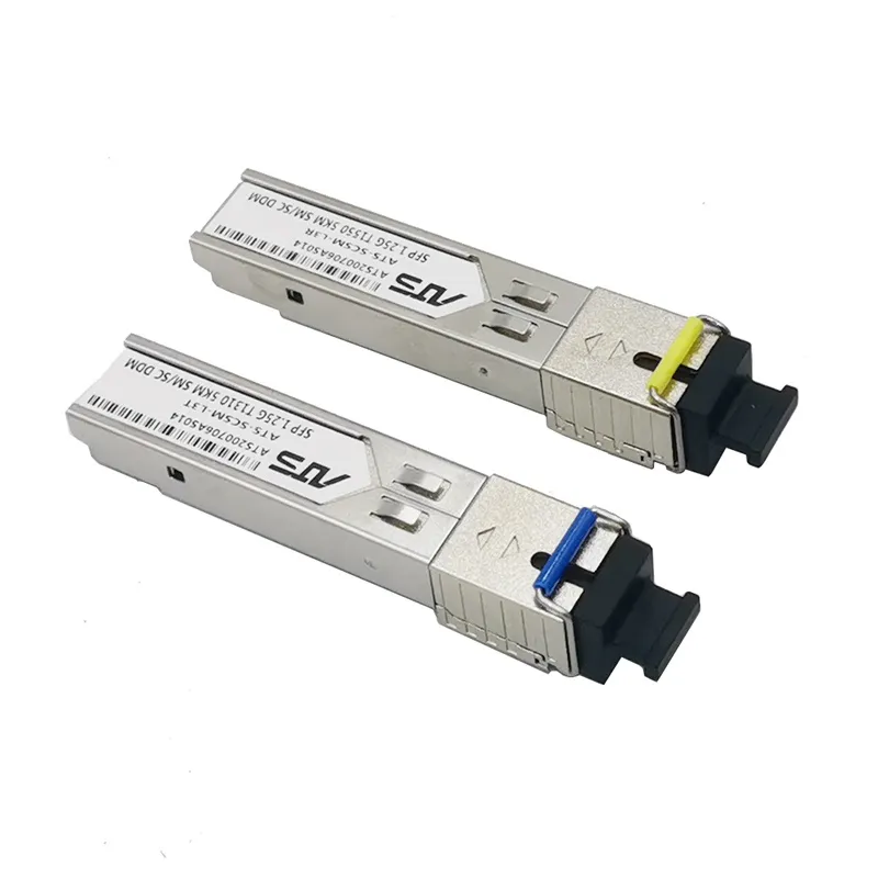 1 Pair Gigabit SFP Module 1.25G SC 1310nm/1550nm 5km Fiber Optic Transceiver SFP