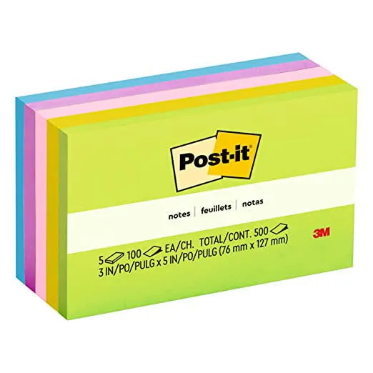 3M 3x5 Post It Paper
