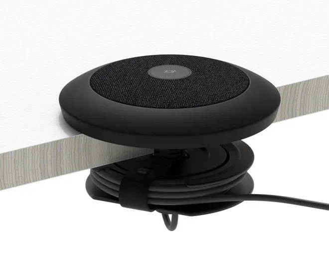 Logitech 952-000002 Rally Mic Pod Table Mount Graphite