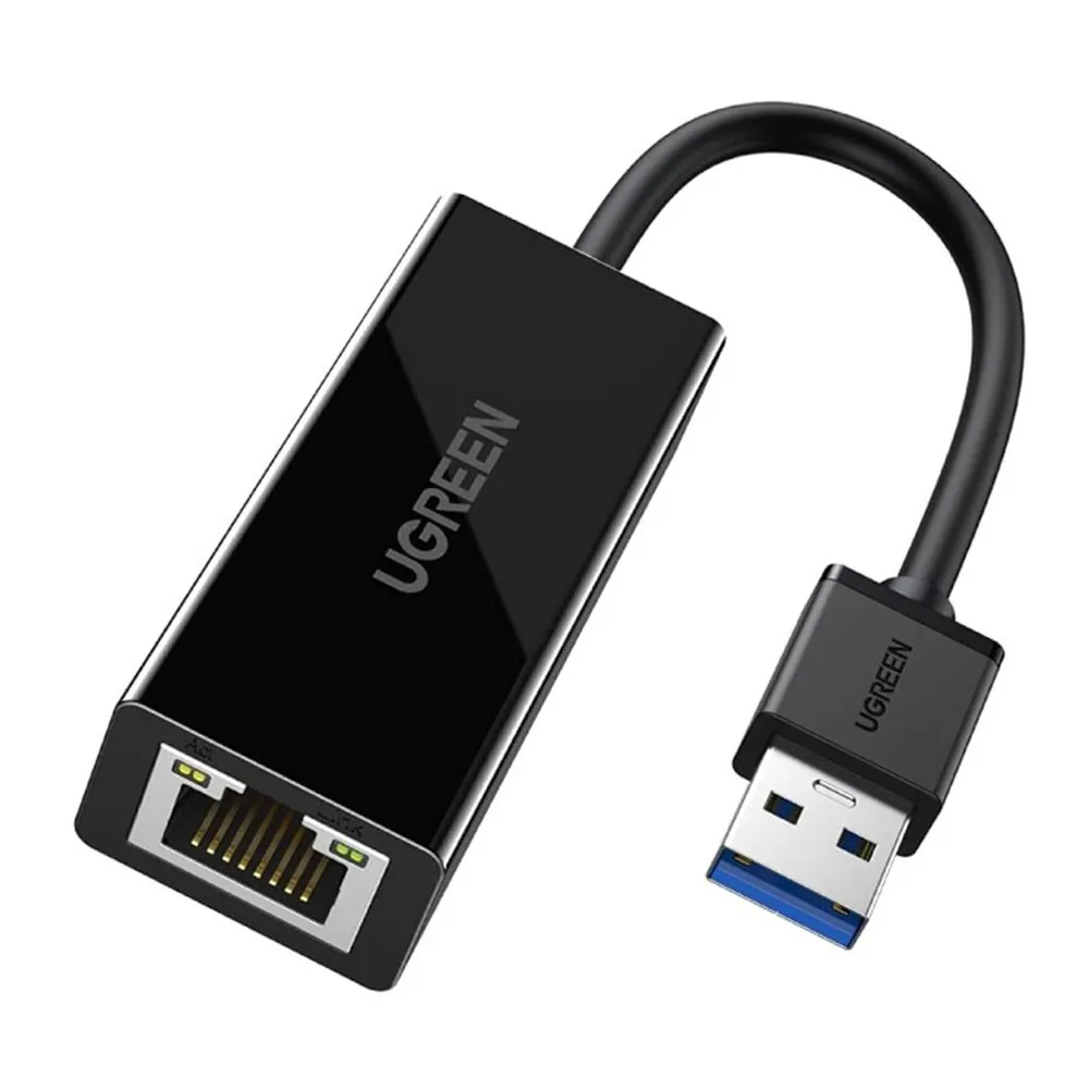 UGREEN USB-A CR111 20256 USB 3.0 Black Gigabit Ethernet Adapter