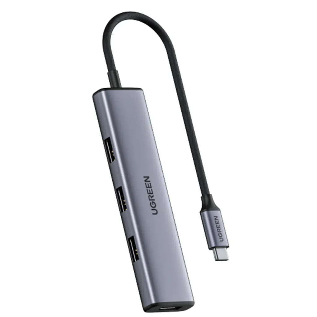 Ugreen CM473/20841 USB-C TO 4 USB 3.0 Hub Grey