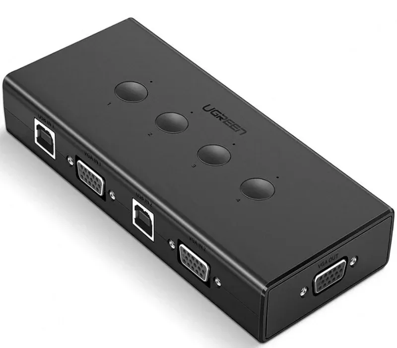 Ugreen CM154/50280 VGA 4-Port USB KVM Switch Box