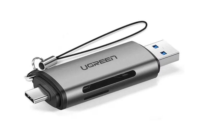 Ugreen CM184 Type-C USB A + Micro SD Card Reader