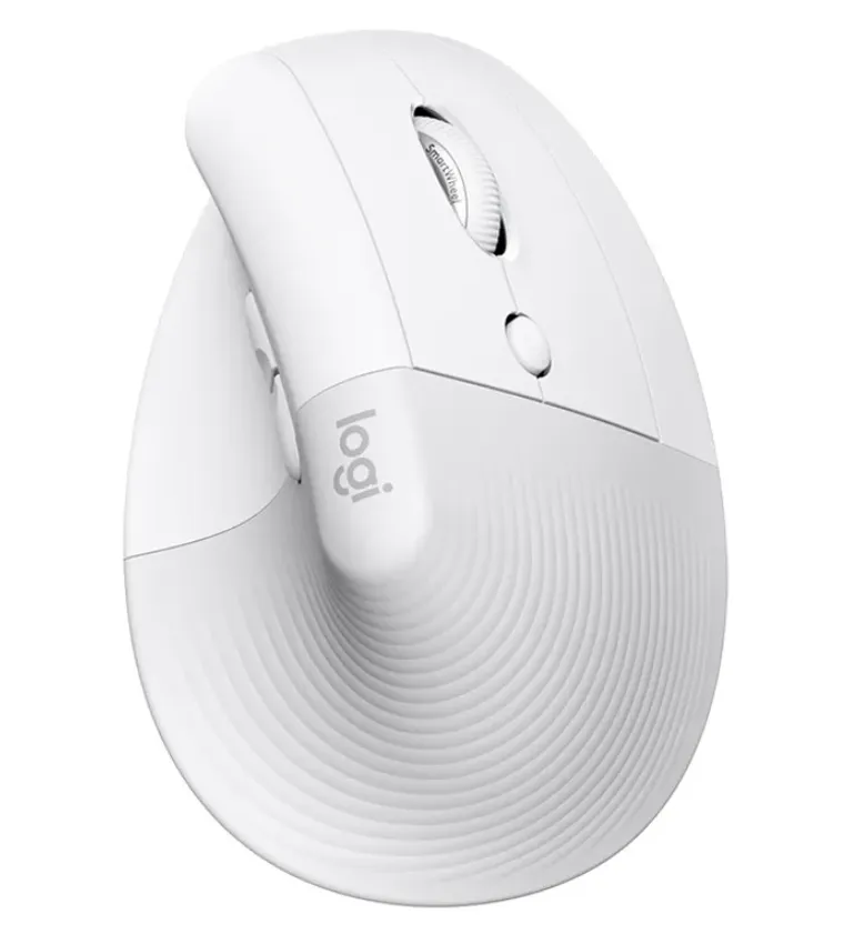 ⁠Logitech 910-006480 Lift Vertical Ergon Mouse Off White