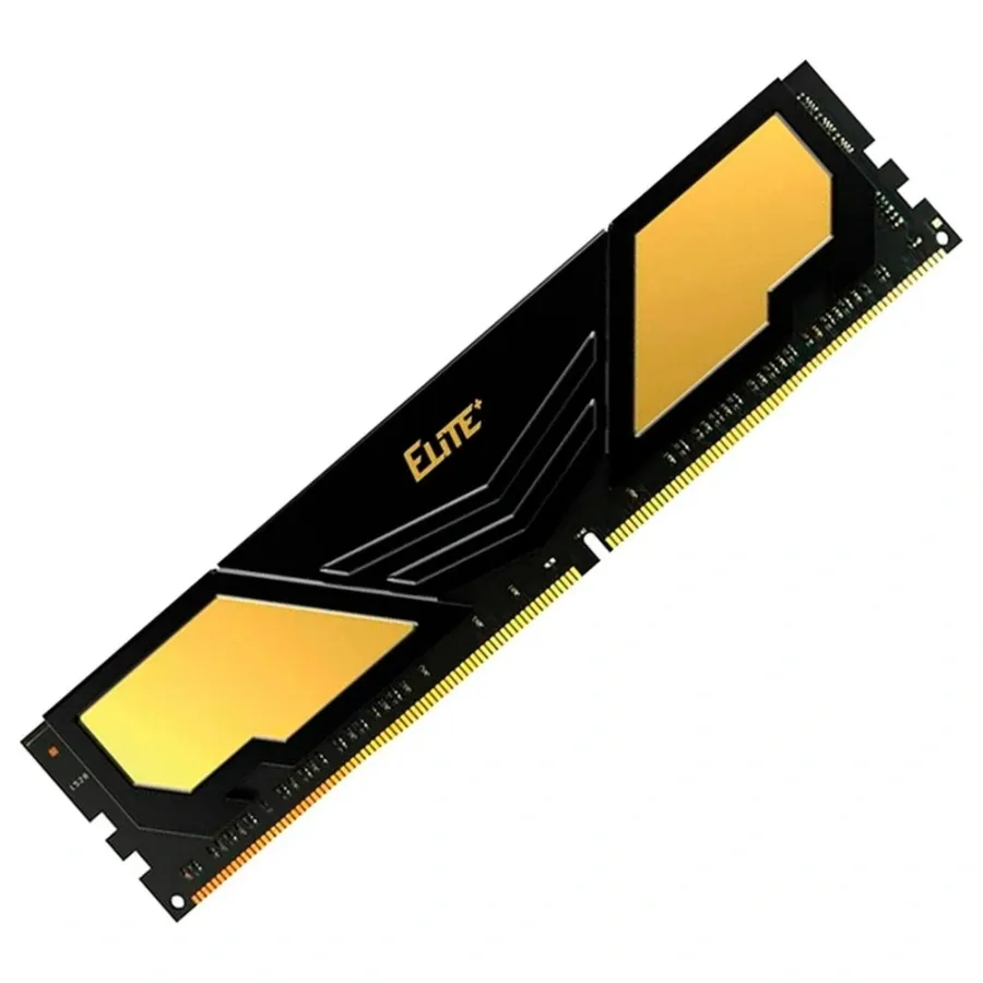 ⁠TeamGroup Elite 8GB DDR4 3200 Gold Heatsink Memory