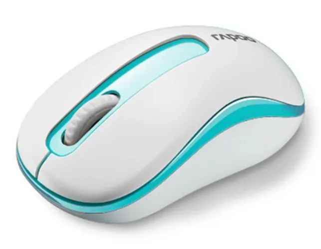 Rapoo M10 Plus Wireless Optical Mouse White Blue