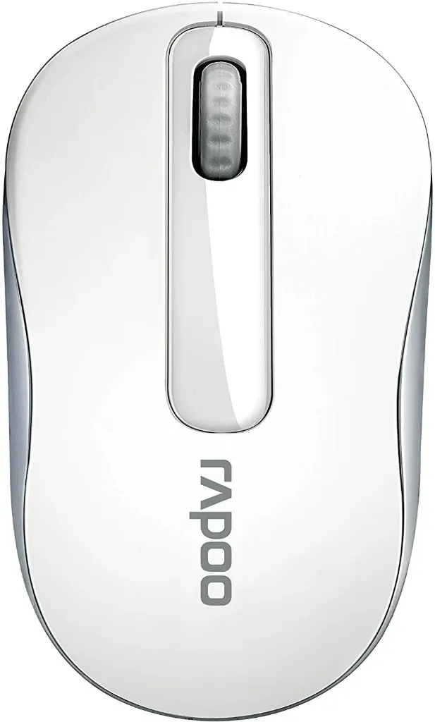 Rapoo M10 Plus Wireless Optical Mouse White Gray