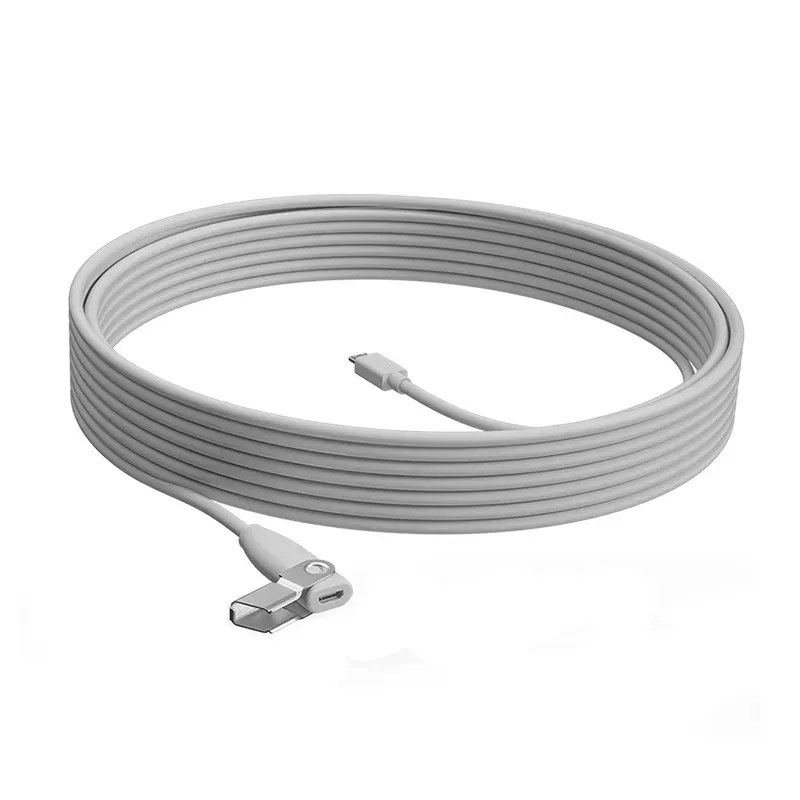 Logitech 952-000047 Rally Mic Pod Extension Cable OFFWHITE 10m