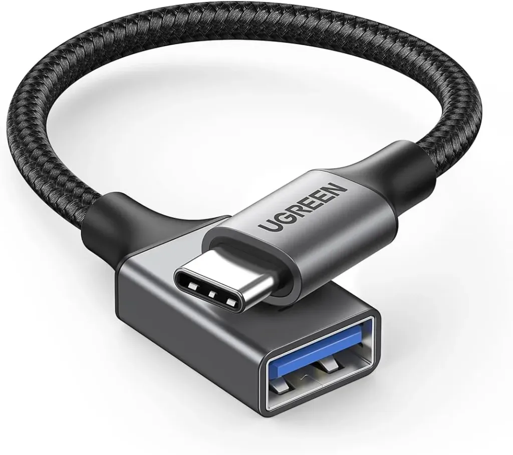UGREEN US154/30701 USB-C Male To USB 3.0 A Female OTG Cable Black